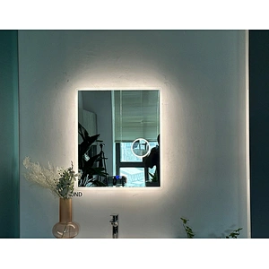 Mosmile Hotel Frameless Wall LED Panel Bathroom Mirror